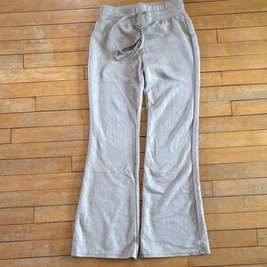 EUC red finch Flared buttery soft joggers with Drawstring Waist